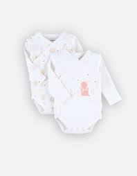 Bodys L&J Set 2 pcs croisé ML - 1M