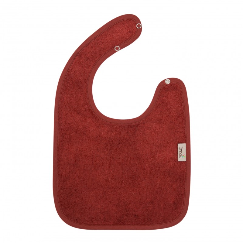 Bavoir grand avec bouton 26 x 38 cm Rosewood