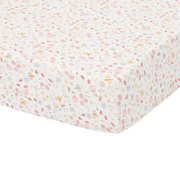 Drap-housse lit bébé Flowers & Butterflies (60x120cm)