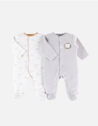 B&K Set 2 Pyjamas Velours 0M