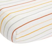Drap-housse lit bébé Vintage Sunny Stripes