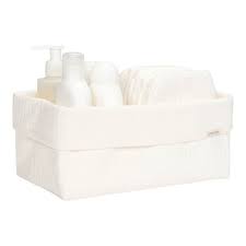 Panier de toilette grand Pure Soft White