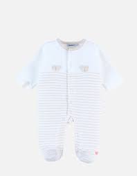 Pyjama rayé greige 1M