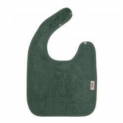 Bavoir grand bouton 26x38cm - Aspen Green