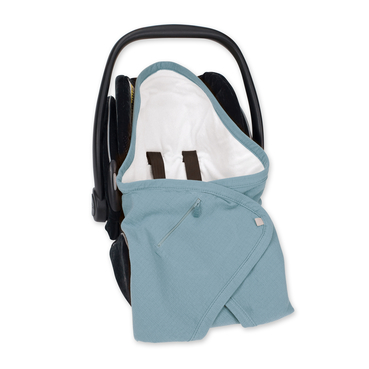 BISIDE 0-12m bleu minéral tetra jersey + terry