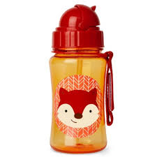 Zoo Straw Bottle - Fox