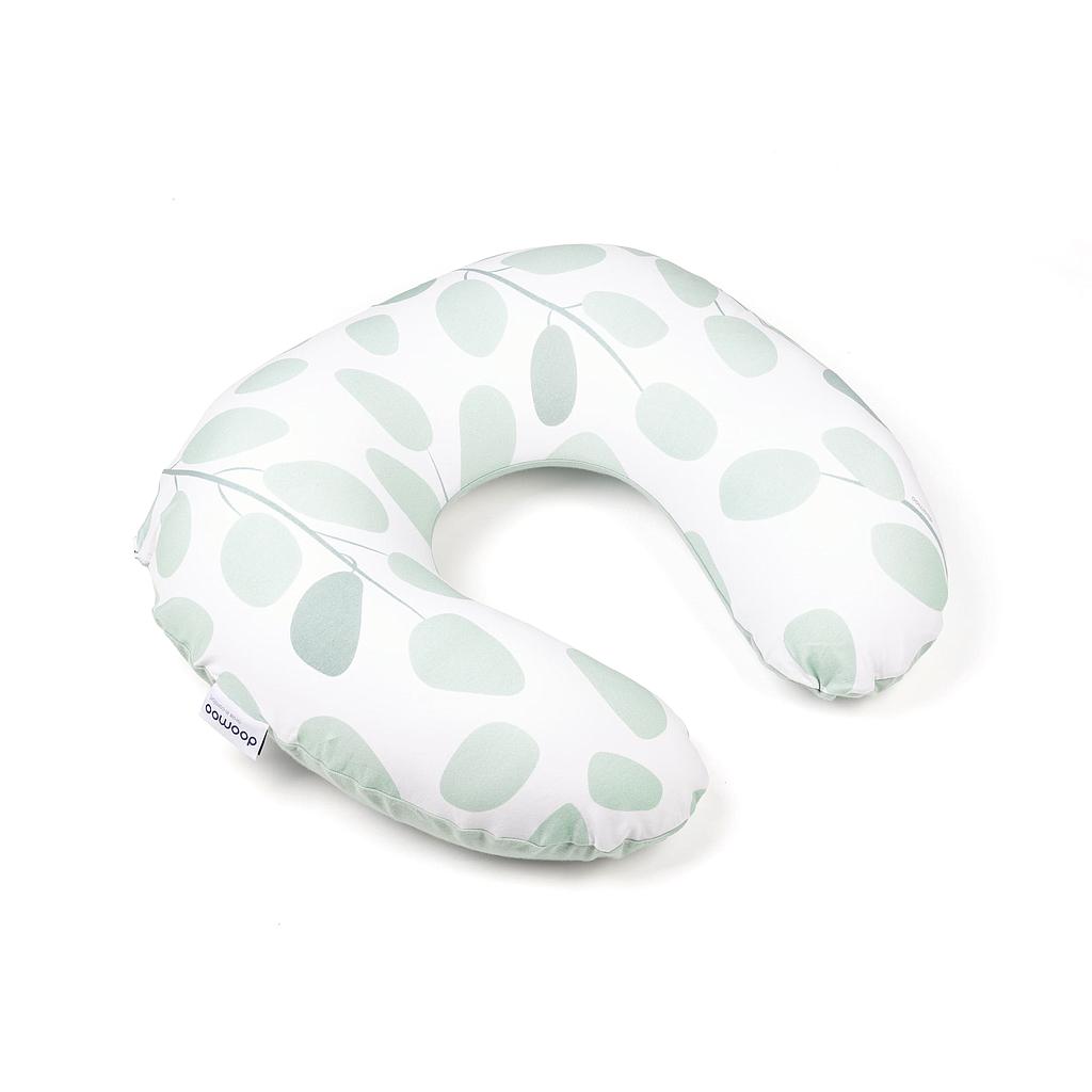 Softy cover LEAVES AQUA GREEN